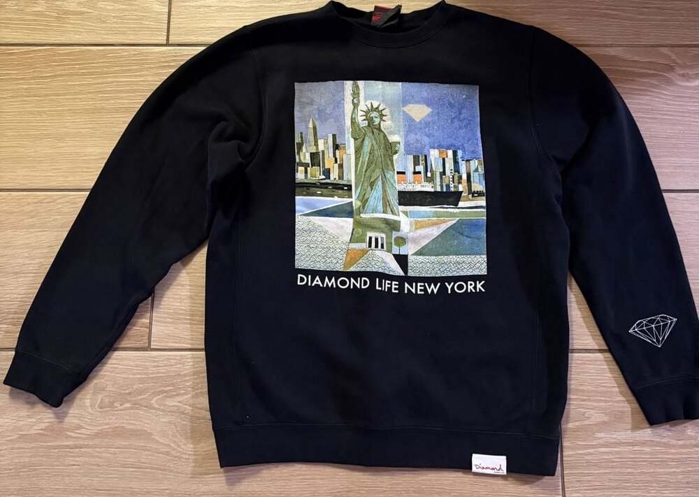 Diamond Supply Co. Diamond Life New York Sweatshirt Size L